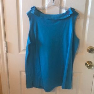 Blue tunic top. Plus size. Like new